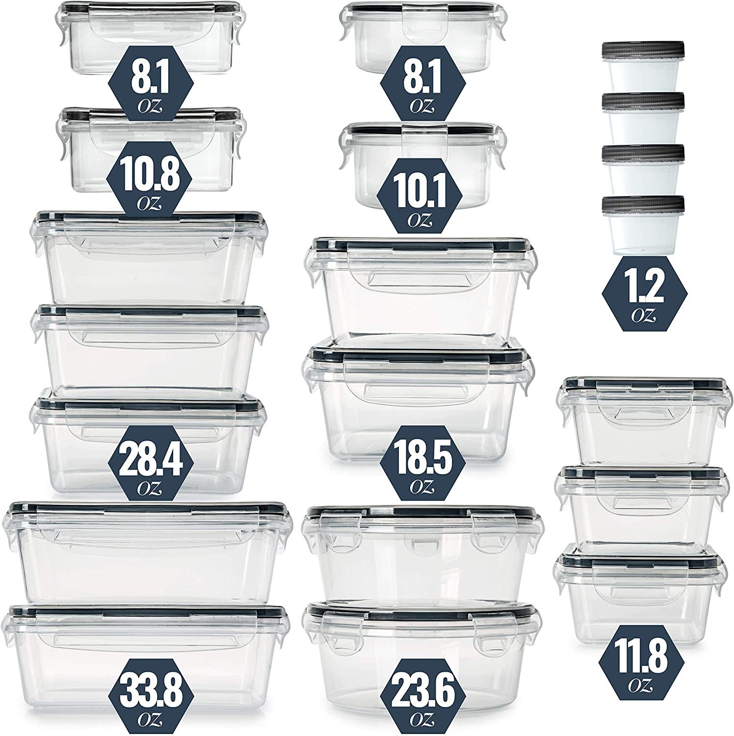 Bqdeals Food Storage Containers